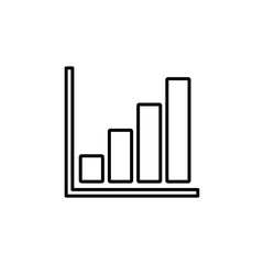 Growing graph Icon. Chart icon. diagram icon