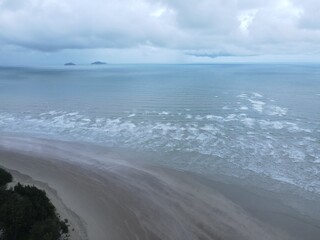 The Sematan Beach and Coastline of the most southern part of Sarawak and Borneo Island