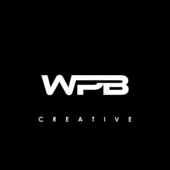 WPB Letter Initial Logo Design Template Vector Illustration