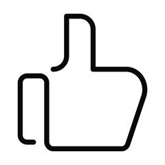 thumb up icon vector