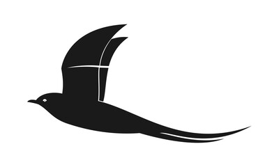 Flying bird illustration vector