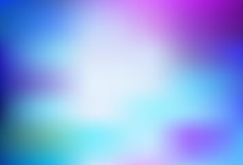 Obraz premium Light Pink, Blue vector blurred bright template.