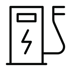 electric car, vehicle icon vector