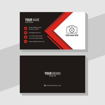 design template of business card, for business, corporate, company, business template, etc