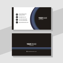 design template of business card, for business, corporate, company, business template, etc