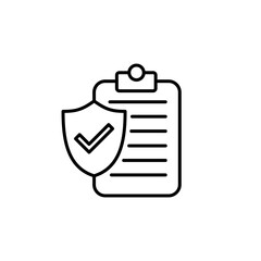 Insurance icon vector. insurance symbol vector