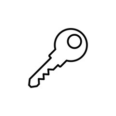 Key icon vector. Key vector icon. Key symbol