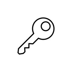 Key icon vector. Key vector icon. Key symbol
