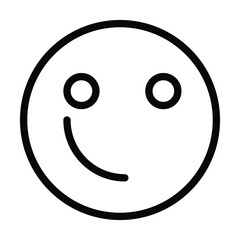 smiley face icon, emoticon, happy vector