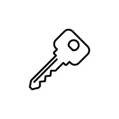 Key icon vector. Key vector icon. Key symbol