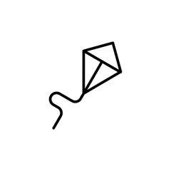 Kite icon vector. kite vector icon.