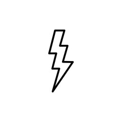 Lightning icon vector. electric icon vector. power icon. energy sign