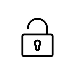 Lock icon vector. Padlock icon vector. Encryption icon. Security symbol