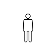 Man icon vector. male icon vector. human symbol