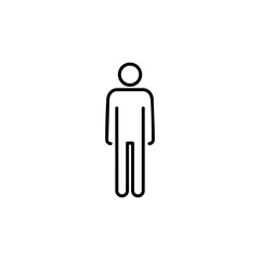 Fototapeta na wymiar Man icon vector. male icon vector. human symbol
