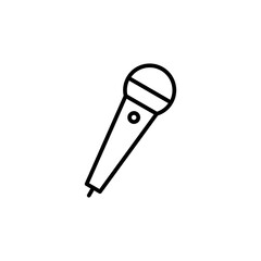 microphone icon vector. karaoke icon vector