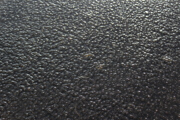 Snow melted on the ground