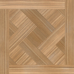 Seamless oak laminate parquet floor texture background. Oak parquet in brown shades. 3D-rendering