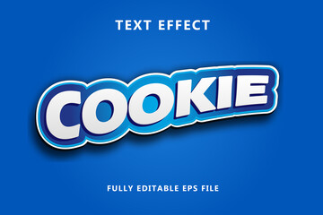 COOKIE TEXT EFFECT DESIGN