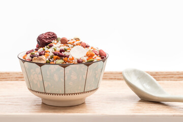 Take pictures of delicious, nutrient-rich porridge