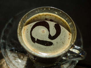 coffee with initials