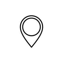 Pin icon vector. Location icon vector. destination icon. map pin