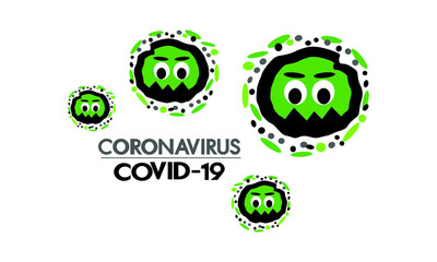 Sign of Covid-19 in the world,Coronavirus outbreak symptom.