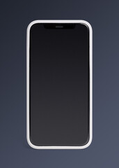 Mobile phone screen mockup digital device