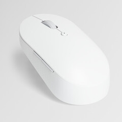 Wireless optical mouse mockup digital device
