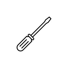 Screwdriver icon vector.tools icon vector