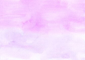 Fototapeta premium Watercolor light pink background texture. Soft pastel rose color gradient backdrop. Blurred texture, hand painted