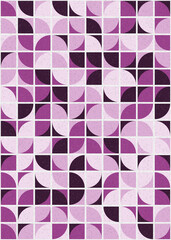 Abstract Geometric Pattern generative computational art illustration