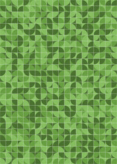 Abstract Geometric Pattern generative computational art illustration