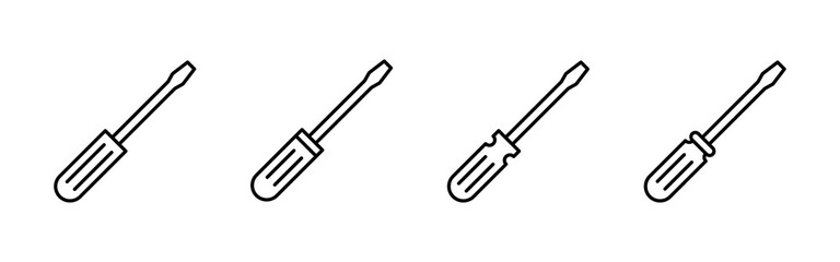 Screwdriver icon vector.tools icon vector