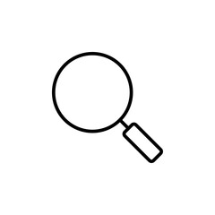 Search icon vector. search magnifying glass icon