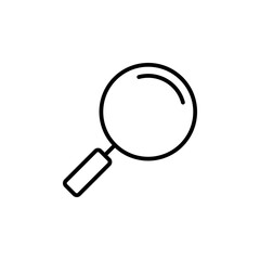 Search icon vector. search magnifying glass icon