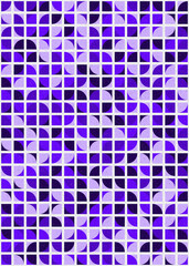 Abstract Geometric Pattern generative computational art illustration