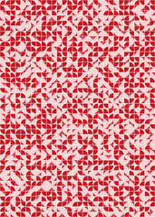 Abstract Geometric Pattern generative computational art illustration