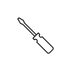 Screwdriver icon vector.tools icon vector