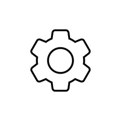 Setting Icon Vector. Cog Settings Icon Symbol