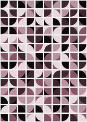 Abstract Geometric Pattern generative computational art illustration