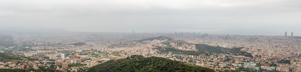 Barcelona en un día de Lluvia