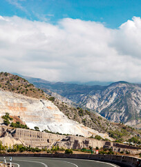 Fototapeta na wymiar Mountains of Sierra Nevada in Spain