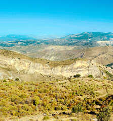 Lake in the Sierra Nevada mountains in Granada