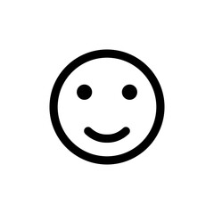 Fototapeta premium smile icon vector. smile emoticon icon. feedback