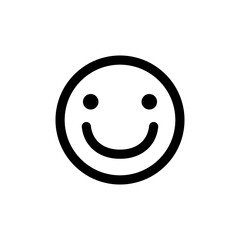 smile icon vector. smile emoticon icon. feedback