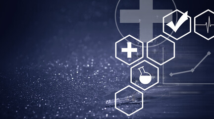 Medical drug ampoules. Medicines for injection.