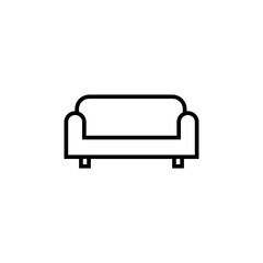 Sofa icon vector. sofa icon illustration