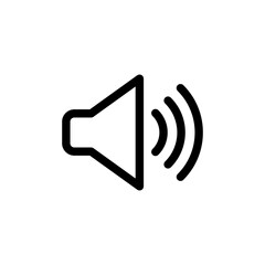 Speaker icon vector. volume icon vector. loudspeaker icon vector. sound symbol