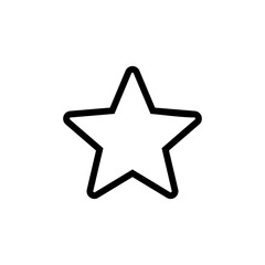 Naklejka na ściany i meble Star Icon vector. rating icon vector. favourite star icon